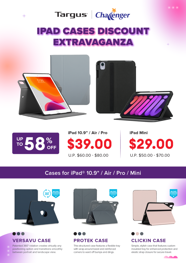 Targus May 2024 iPad Cases Promotion – Challenger