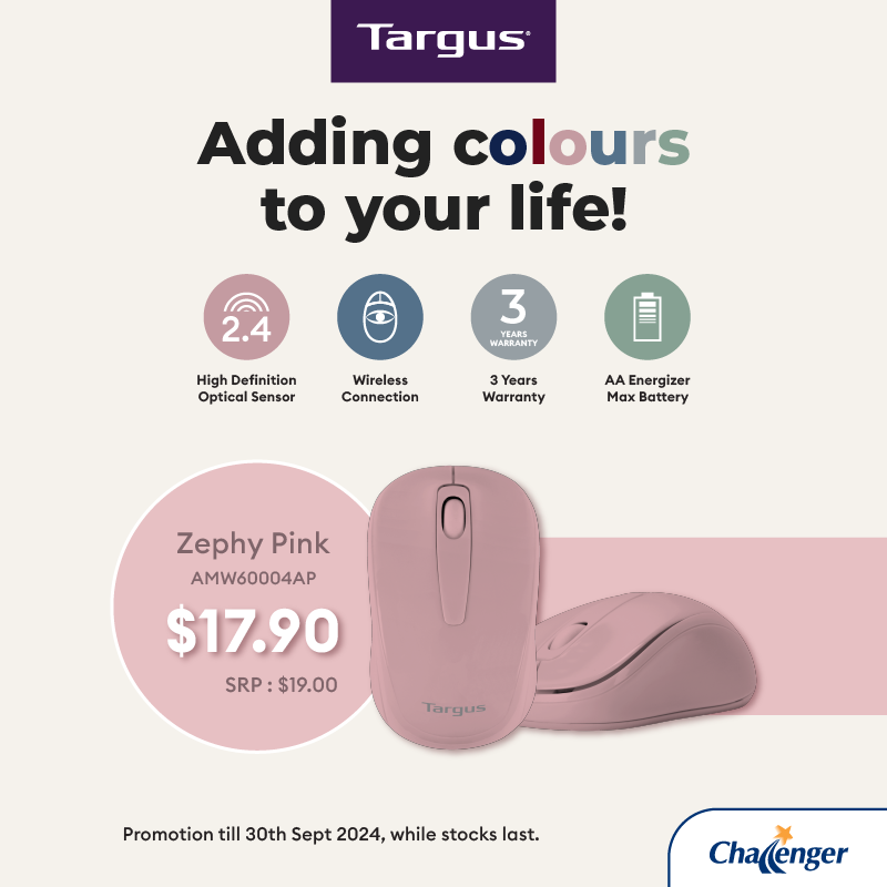 Targus Mouse July – September 2024 Promotion – Challenger Part 1